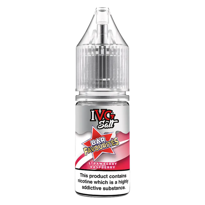 IVG Bar Favourites Strawberry Raspberry Nic Salt Vape Juice