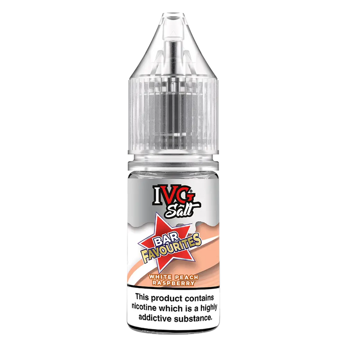 IVG Bar Favourites White Peach Raspberry Nic Salt E-Liquid IVG Bar Favourites White Peach Raspberry Nic Salt E-Liquid