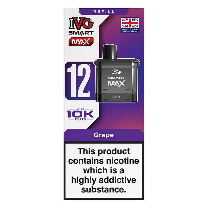 IVG Smart Max Prefilled Vape Pods - ONLY 7.99 IVG Smart Max Prefilled Vape Pods - ONLY 7.99