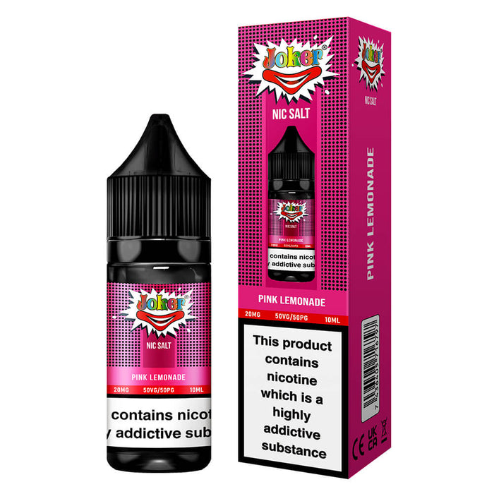 Joker Pink Lemonade Nic Salt E-Liquid | 5 for 11 Joker Pink Lemonade Nic Salt E-Liquid | 5 for 11