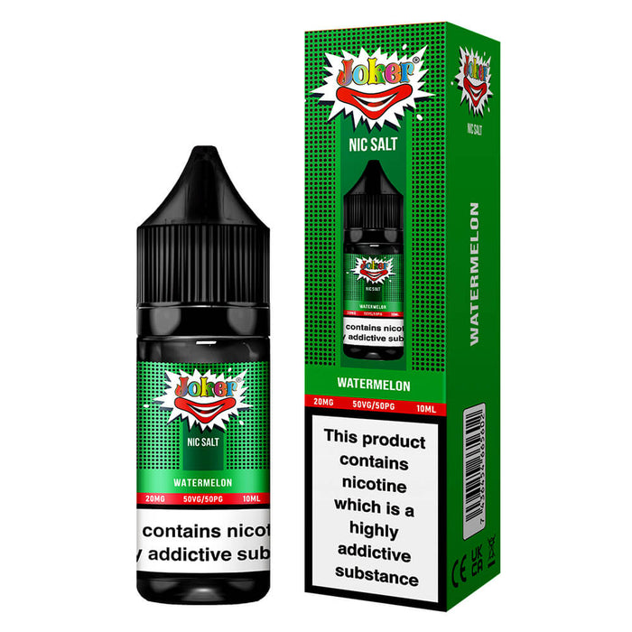 Joker Watermelon Nic Salt E-Liquid | 5 for 11 Joker Watermelon Nic Salt E-Liquid | 5 for 11