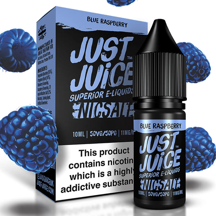 Blue Raspberry Nic Salt E-Liquid by Just Juice Blue Raspberry Nic Salt E-Liquid by Just Juice