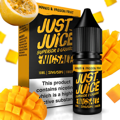Mango & Passion Fruit Nic Salt E-Liquid 10ml by Just Juice