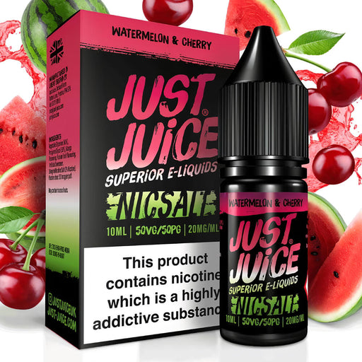 Just Juice Watermelon Cherry Nic Salt Vape Juice