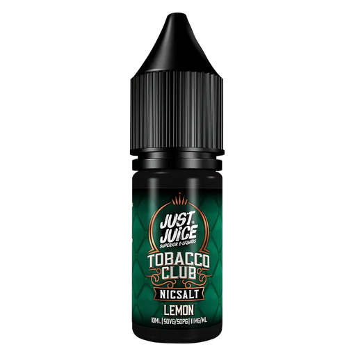 Just Juice Tobacco Club Lemon Nic Salt Vape Juice