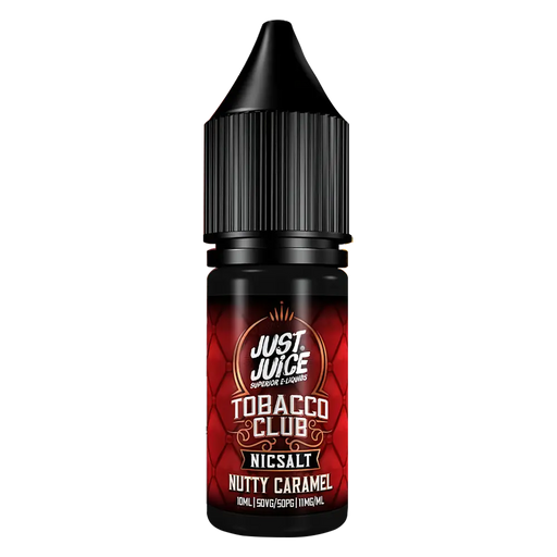 Just Juice Tobacco Club Caramel Nic Salt Vape Juice