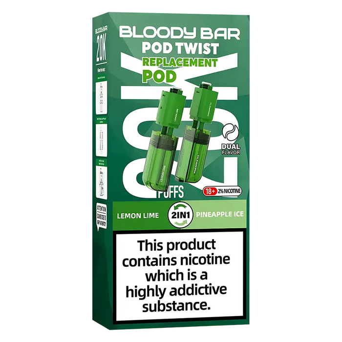 Bloody Bar Ultra Twist 20K Prefilled Pods