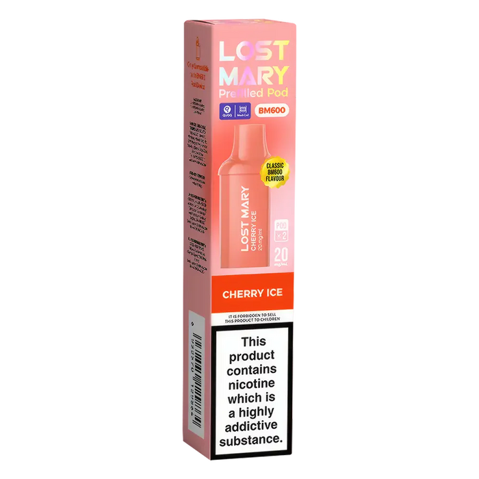 Lost Mary BM600 Prefilled Pods Cherry Ice