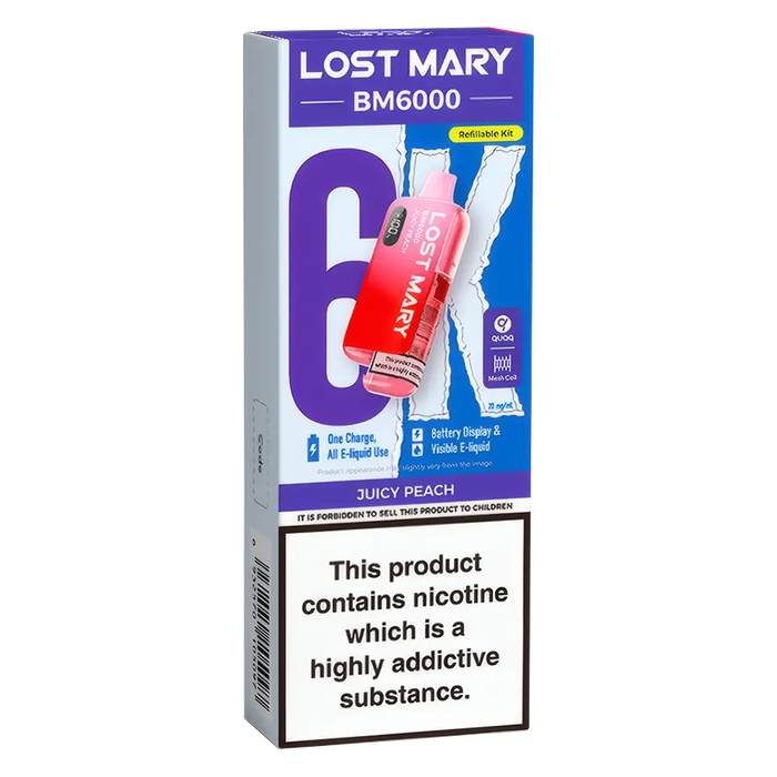 Lost Mary BM6000 Prefilled Pod Kit 40+ Flavours | 5 for 40 Lost Mary BM6000 Prefilled Pod Kit 40+ Flavours | 5 for 40
