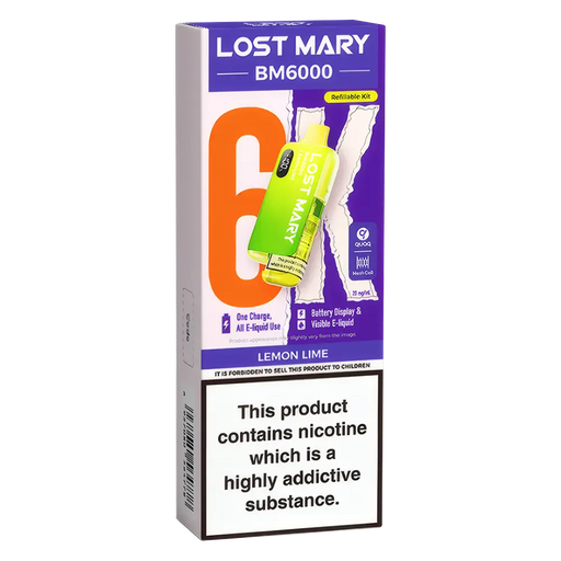 Lost Mary BM6000 Lemon LimePrefilled Pod Kit