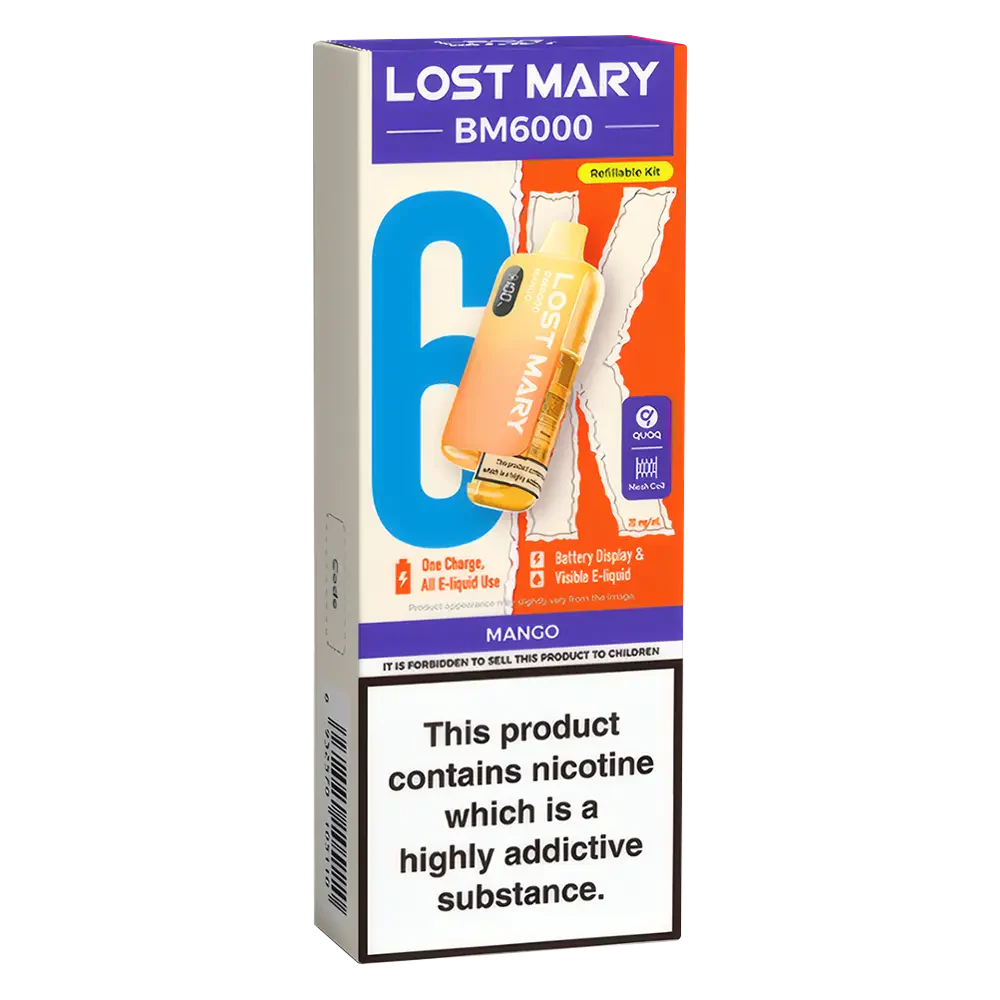 lost mary triple mango prefilled pod kit Triple Mango Lost Mary 4in1 Pods – Ecigwizard