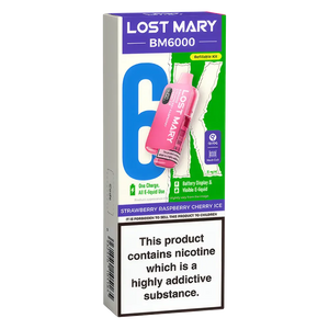 Lost Mary BM6000 Strawberry Raspberry Cherry Ice Prefilled Pod Kit