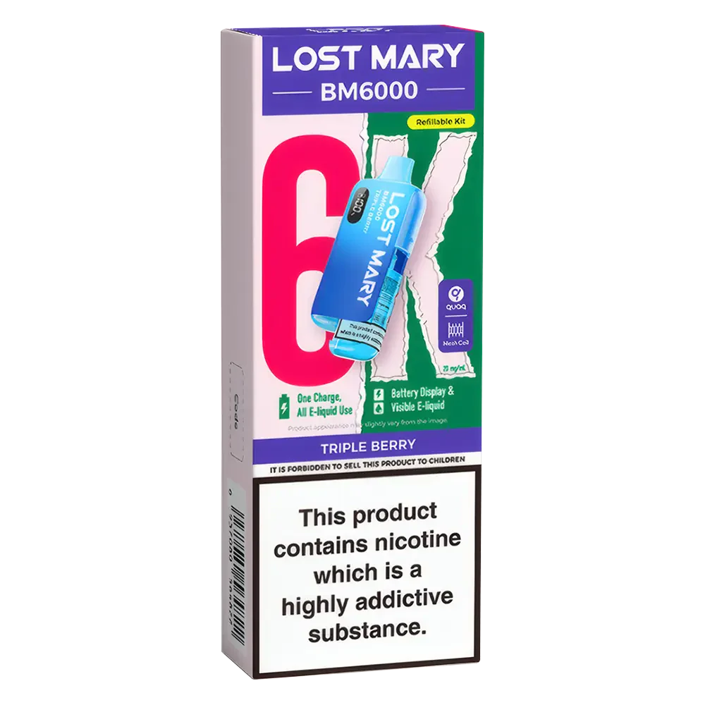 Lost Mary BM6000 Triple Berry Prefilled Pod Kit