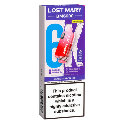 Lost Mary BM6000 Watermelon IcePrefilled Pod Kit