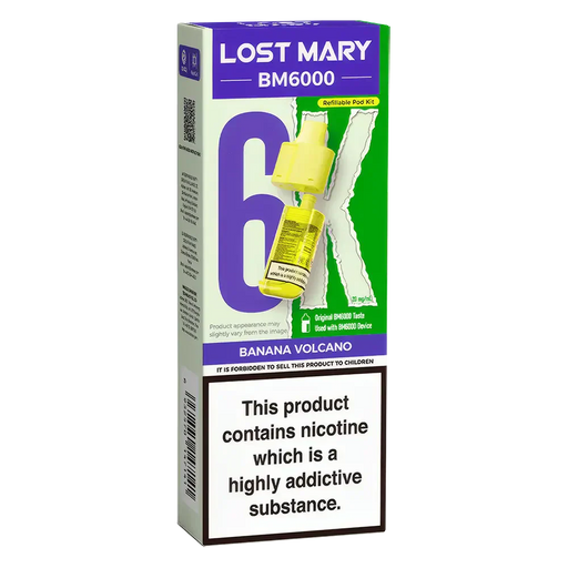 Lost Mary BM6000 Banana Volcano Prefilled Pods