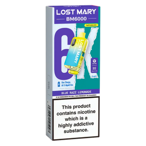 Lost Mary BM6000 Blue Razz Lemonade Prefilled Pod Kit
