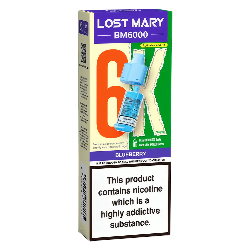 change lost mary bm6000 pod Lost Mary BM6000 Pod Kit (6000 Puffs) — 88Vape main image 1