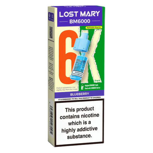 Lost Mary BM6000 Blueberry Prefilled Pods