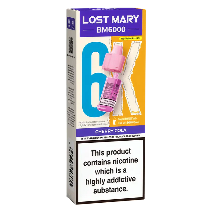 Lost Mary BM6000 Cherry Cola Prefilled Pods