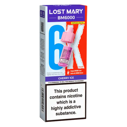 Lost Mary BM6000 Cherry Ice Prefilled Pods