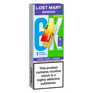 Lost Mary BM6000 Cherry Peach Lemonade Prefilled Pod Kit