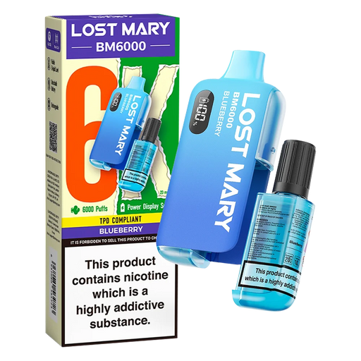 Lost Mary BM6000 Blueberry Disposable Vape
