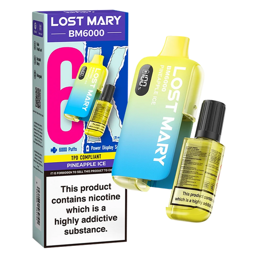 Lost Mary BM6000 Pineapple Ice Disposable Vape
