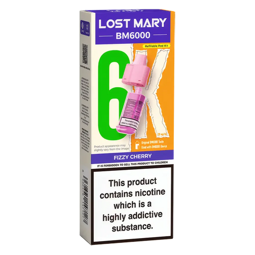 Lost Mary BM6000 Cherry Peach Lemonade Prefilled Pods