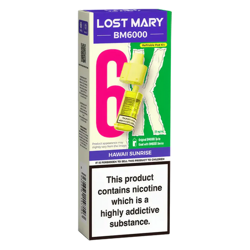 Lost Mary BM6000 Hawaii Sunrise Prefilled Pods