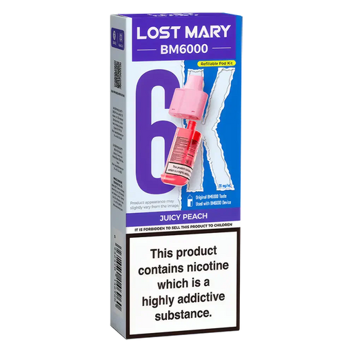 Lost Mary BM6000 Juicy Peach Prefilled Pods