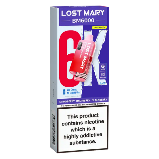 Lost Mary BM6000 Strawberry Raspberry Blackberry Prefilled Pod Kit