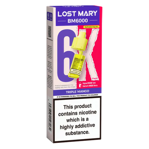Lost Mary BM6000 Juicy Peach Prefilled Pods
