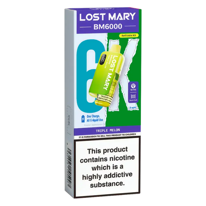 Lost Mary BM6000 Triple Melon Prefilled Pod Kit