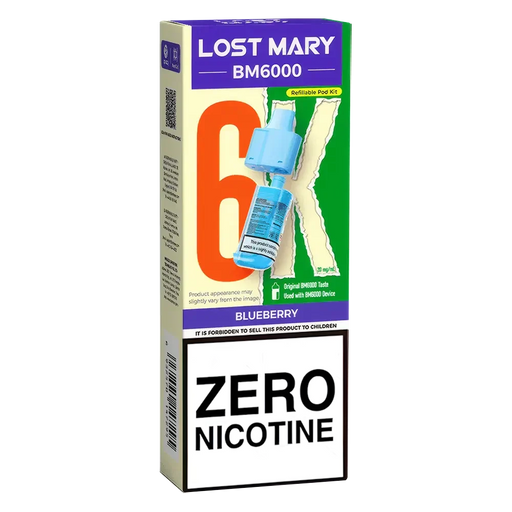 Lost Mary BM6000 Zero Nicotine Prefilled Pods
