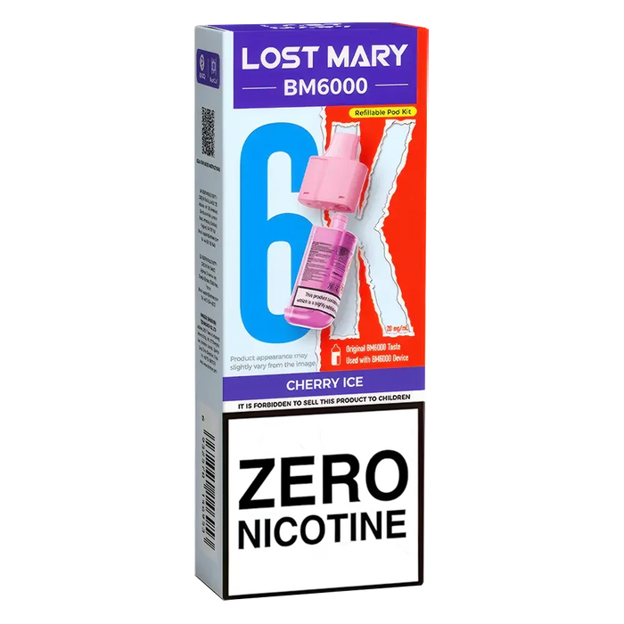 Lost Mary BM6000 Zero Nicotine Prefilled Pods
