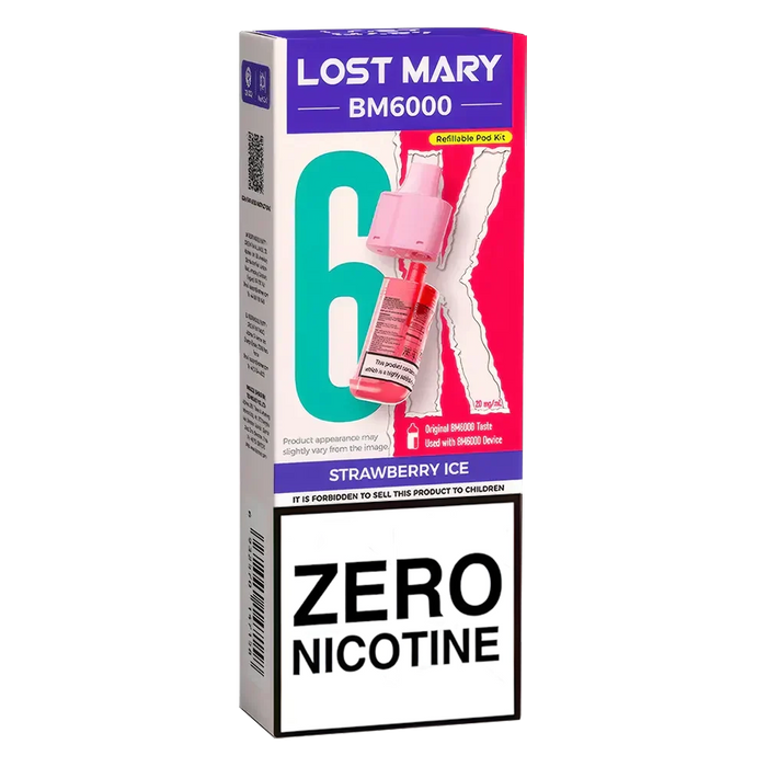 Lost Mary BM6000 Zero Nicotine Prefilled Pods