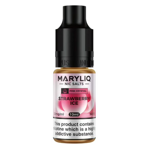 Lost Mary Maryliq Pink Crystal Strawberry Nic Salt Vape Juice