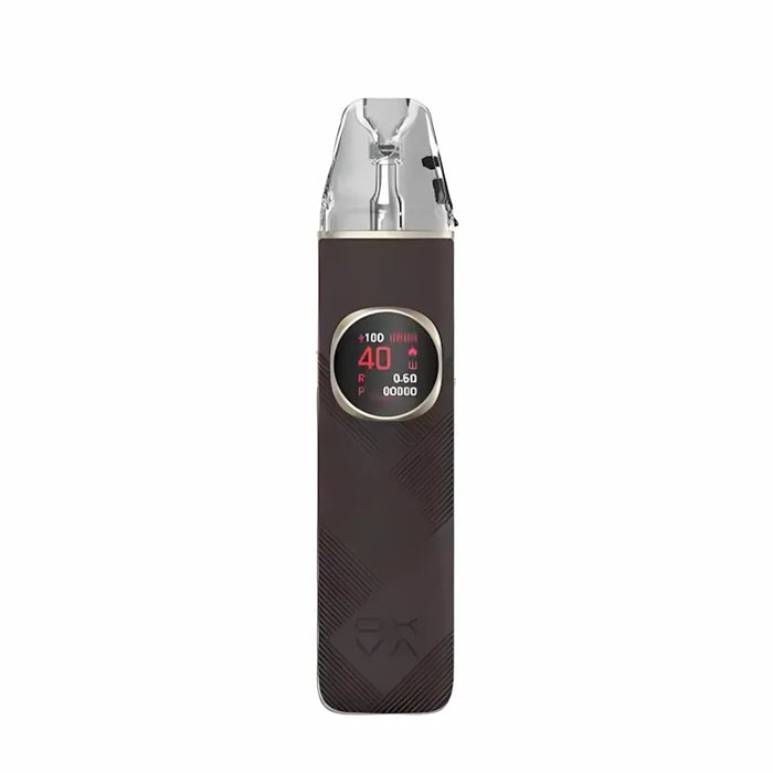 Mocha Brown Leather Oxva NeXlim 2 Pod Kit