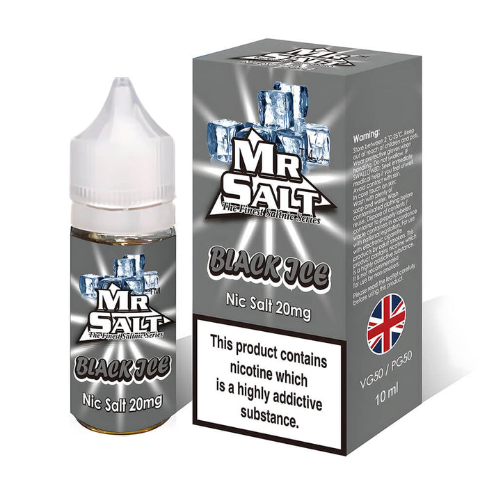 Black Ice Nic Salt Vape Juice by Mr Salt |5- 11 Black Ice Nic Salt Vape Juice by Mr Salt |5- 11