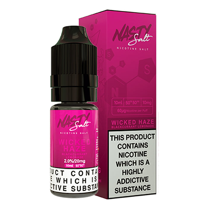 Wicked Haze Nic Salt E-Liquid by Nasty Juice - 2.99 Only Wicked Haze Nic Salt E-Liquid by Nasty Juice - 2.99 Only