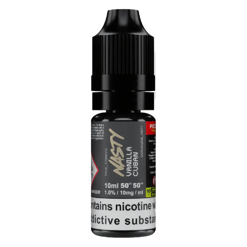 Podmate Vanilla Cuban Nic Salt Vape Juice by Nasty|5-11