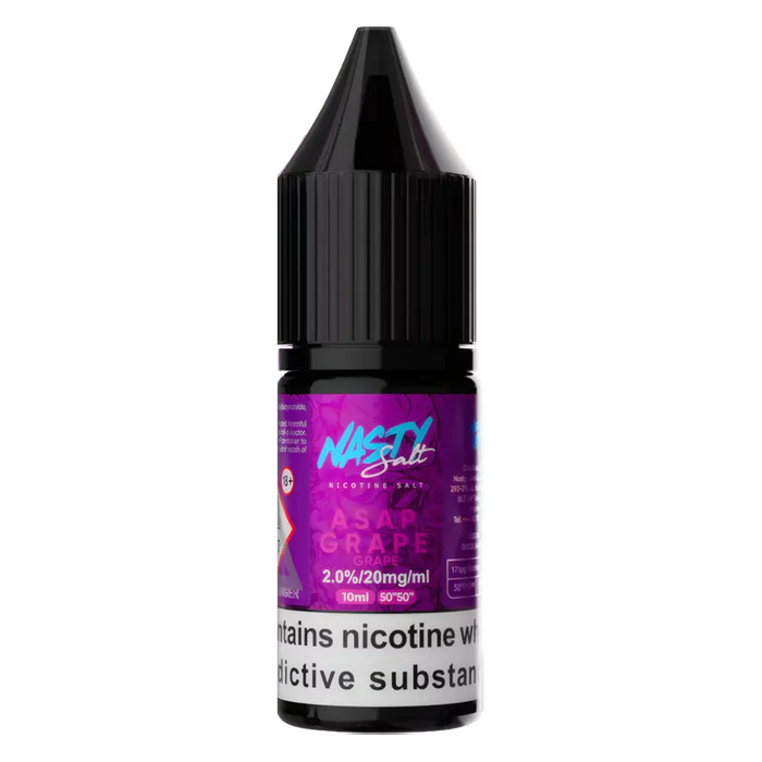 Nasty Juice ASAP Grape Nasty Salt E-Liquid 10ml