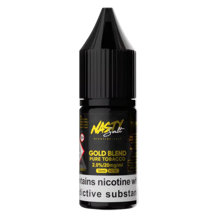 Nasty Salt Gold Blend Nic Salt Vape Juice - 2.99 Only Nasty Salt Gold Blend Nic Salt Vape Juice - 2.99 Only