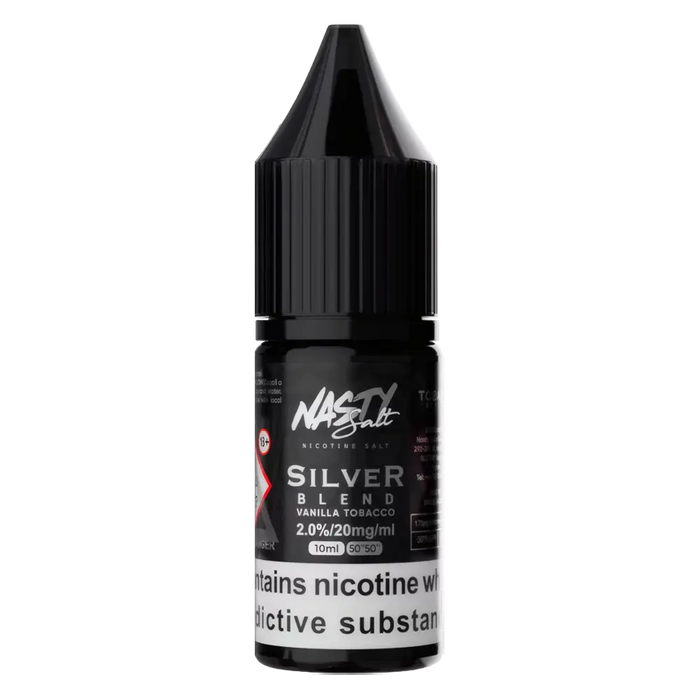 Nasty Juice Silver Blend Nic Salt 10ml - 2.99 Only Nasty Juice Silver Blend Nic Salt 10ml - 2.99 Only