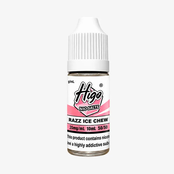 Higo Crystal Razz Ice Chew Nic Salt 