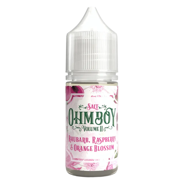 Ohm Boy Rhubarb Raspberry & Orange Blossom Nic Salt