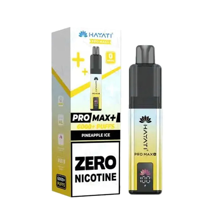 Pineapple Ice Hayati Pro Max Plus 6000 Zero Nicotine Pod Kit