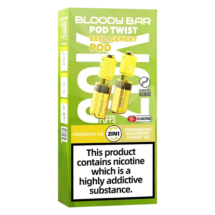 Bloody Bar Ultra Twist 20K Prefilled Pods