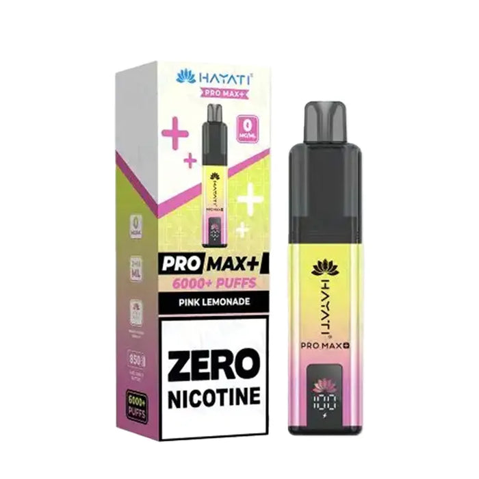Pink Lemonade Hayati Pro Max Plus 6000 Zero Nicotine Pod Kit