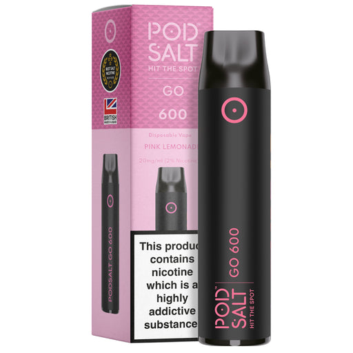 Pod Salt GO 600 Pink Lemonade Ice Disposable Vape